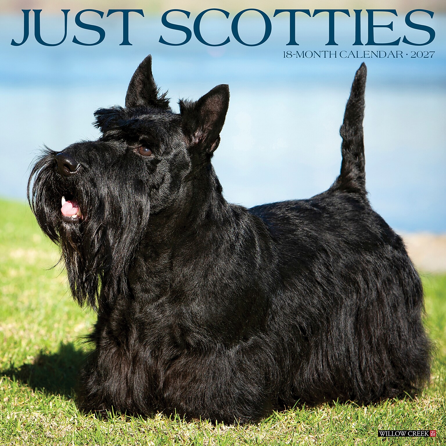 2027 Willow Creek Scotties 12 x 12 Monthly Wall Calendar, Assorted Colors (62203)