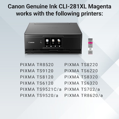 Canon CLI-281 XL Magenta High Yield Ink Cartridge (2035C001)