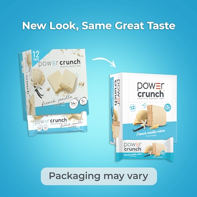 Power Crunch French Vanilla Protein Bar, 16.9 oz., 12 Bars/Box (XUS44276)
