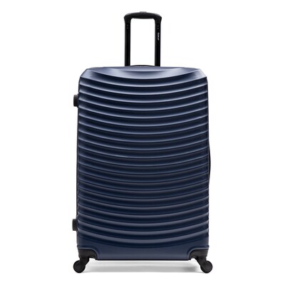 DUKAP Adly 32" Hardside Suitcase, 4-Wheeled Spinner, TSA Checkpoint Friendly, Blue (DKADL00XL-BLU)