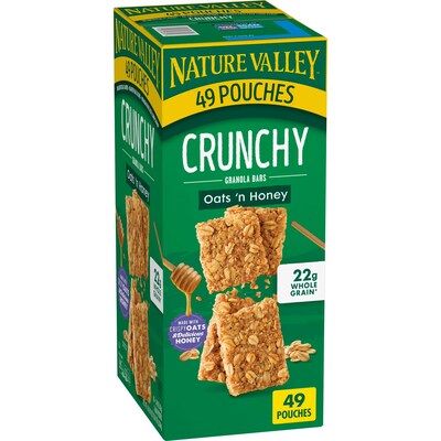 Nature Valley Oats & Honey Granola Bar, 1.49 oz., 49 Bars/Box (GEM12942)