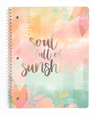 Carolina Pad Silver Lining 1-Subject Notebook, 8.5" x 10.5", College-Ruled, 80 Sheets (00001)