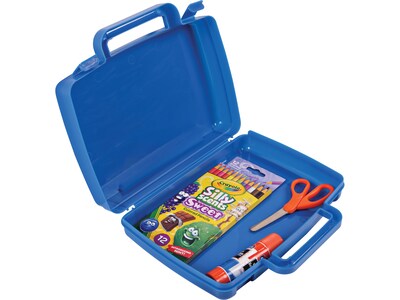 Deflect-O Little Artist Polypropylene Kids' Storage Case, 8.58" x 10.23" x 2.79", Blue (39506BLU)