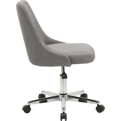 Lorell Resimercial Fabric Swivel Task Chair, Gray (LLR68571)
