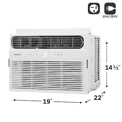 Frigidaire 230-Volt 12000 BTU Window Air Conditioner with Remote, White (FHWH124WB2)