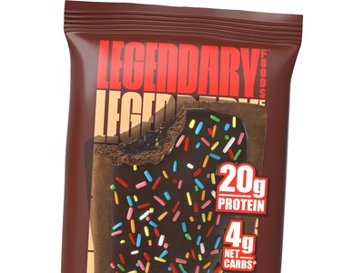 Legendary Foods Chocolate Cake Protein Pastry, 2.2 oz., 10/Box (10086)