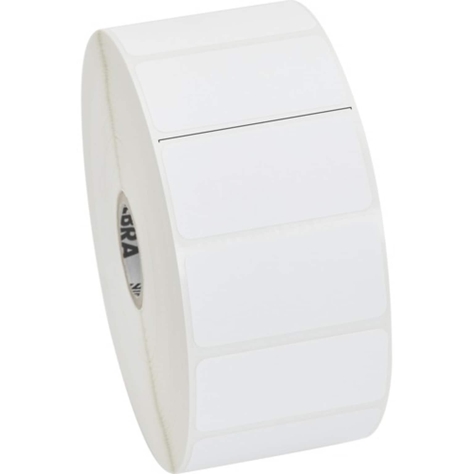 Zebra Z-Perform 2000D Direct Thermal Label, 1 x 2, White, 2,340 Labels/Roll, 6 Rolls/Box (10010028)