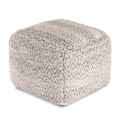 Anji Mountain Cherokee Slate Fabric Rectangular Pouf Ottoman (AMBPF001-2014)