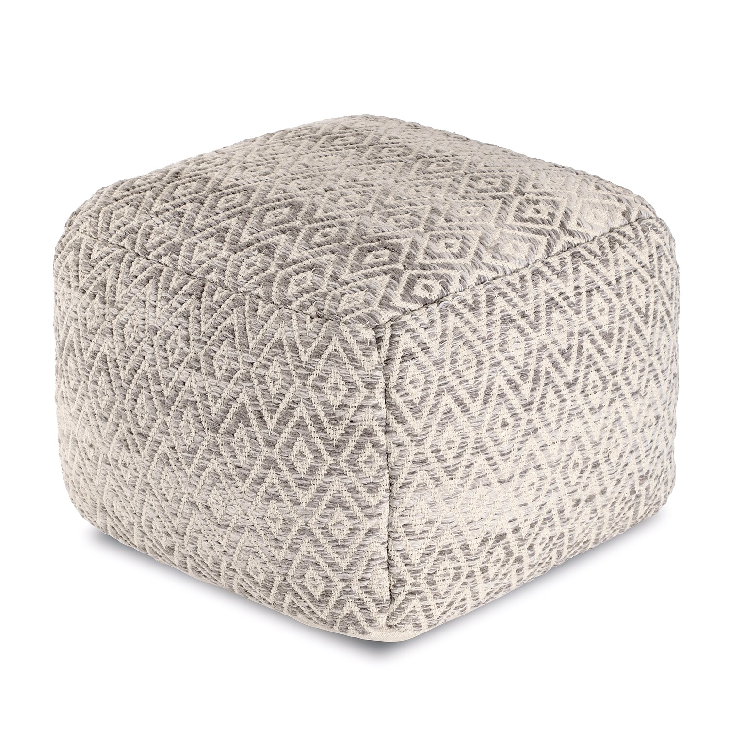 Anji Mountain Cherokee Slate Fabric Rectangular Pouf Ottoman (AMBPF001-2014)