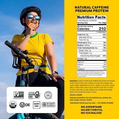 Quantum Chocolate Chip Cookie Dough Energy Squares, 8/Pack (220-02886)