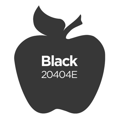 Apple Barrel Acrylic Paint Matte, 8oz., Black, 6/Pack (APP20404E-6)