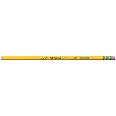 Ticonderoga The Worlds Best Pencil Wooden Pencil, 2.2mm, #2.5 Medium Lead, Dozen (X13885X)