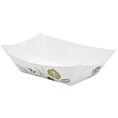 Dixie Kant Leek Pathways Polycoated Paper Food Tray.5 lb., 1,000/Carton (DIX KL50PATH)