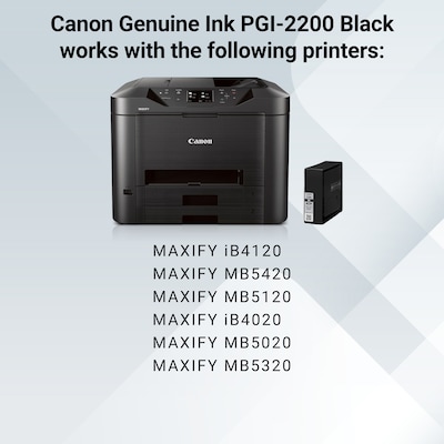 Canon PGI-2200 Black Standard Yield Ink Cartridge (9291B001)