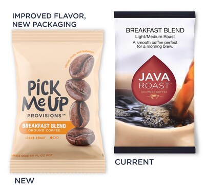 Java Roast Gourmet Breakfast Blend Ground Coffee with Filters; Regular, 1.75 oz., 42 Packets