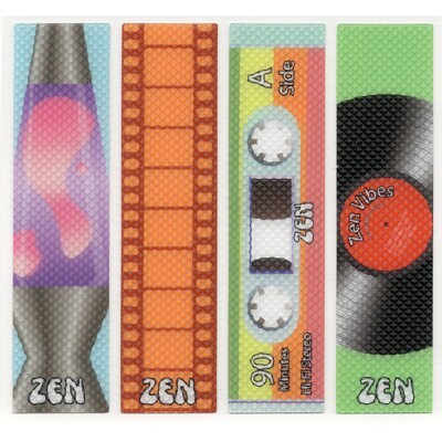 The Pencil Grip Zen Strips, Bumpy Retro, 24/Pack (TPG89806)
