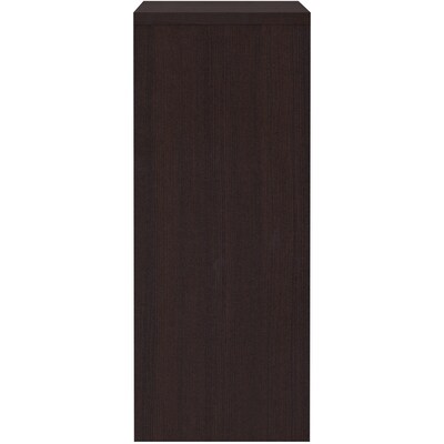 Lorell Essentials Series 48"W Stack-on Hutch with Doors, Espresso (LLR18271)