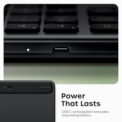 Satechi Slim EX3 Wireless Keyboard, USB-C, Space Black (ST-KEX3C-EN)