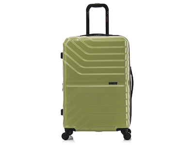 InUSA Aurum 27.98 Hardside Suitcase, 4-Wheeled Spinner, Green (IUAUR00M-GRN)