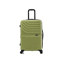 InUSA Aurum Polycarbonate/ABS Medium Suitcase, Green (IUAUR00M-GRN)