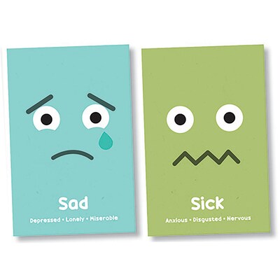 North Star Teacher Resources 11" x 17" SEL: Identifying Emotions Bulletin Board Set, 8/Set (NST3507)