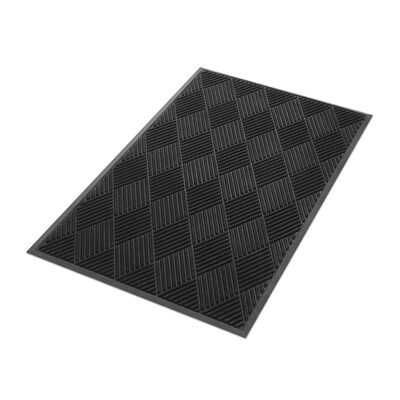 Coastwide Professional™ Commercial Wiper/Scraper Floor Mat, 3 x 5, Black (CW23067)
