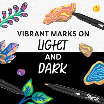 Sharpie Creative Markers Variety Pack, Water-Based Acrylic Paint Markers, Brush Tip, Assorted, 36/Pack (2221927)