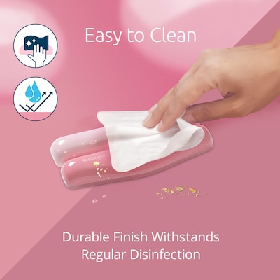 Kensington Duo Gel Non-Skid Gaming Wrist Rests, Pink (K62826WW)