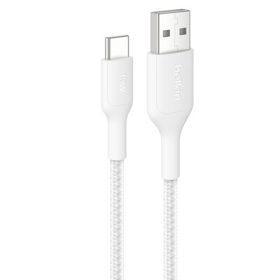 Belkin BoostCharge Pro 6.6 USB C to USB A Power Cable, Male to Male, Black (CAB022FQ2MWH)