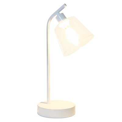Simple Designs Sleek Essentials LED Desk Lamp, 15.75, White (LD1080-WHT)