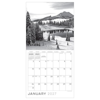 2027 TF Publishing Zen Nature 12 x 12 Monthly Wall Calendar, Multicolored (27-1149)