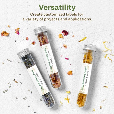 Avery EcoFriendly Laser/Inkjet Rectangle Multipurpose Labels, 1" x 1-1/2", White, 800/Pack (94219)