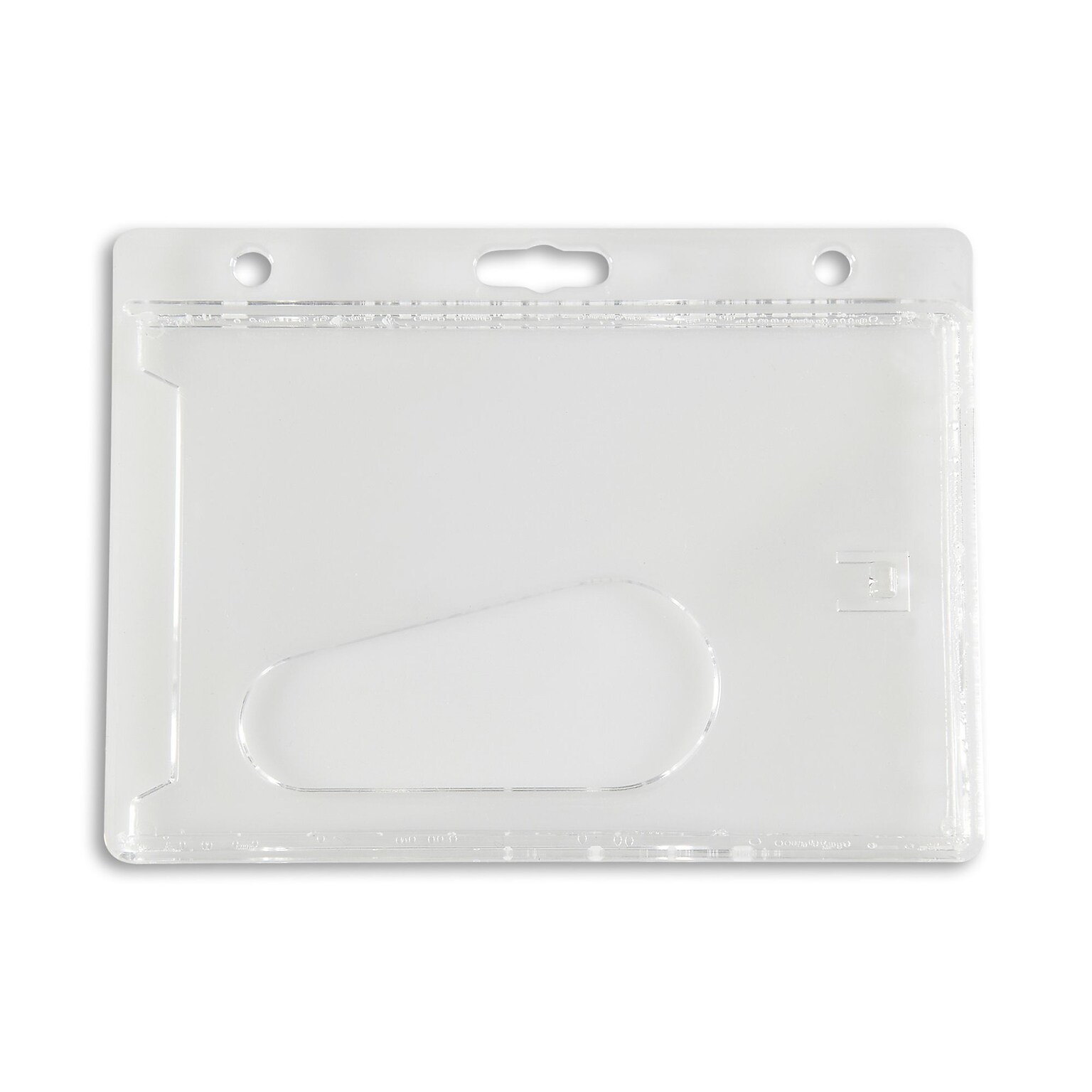 IDville Horizontal ID Badge Holders, Clear, 50/Pack (134647931)