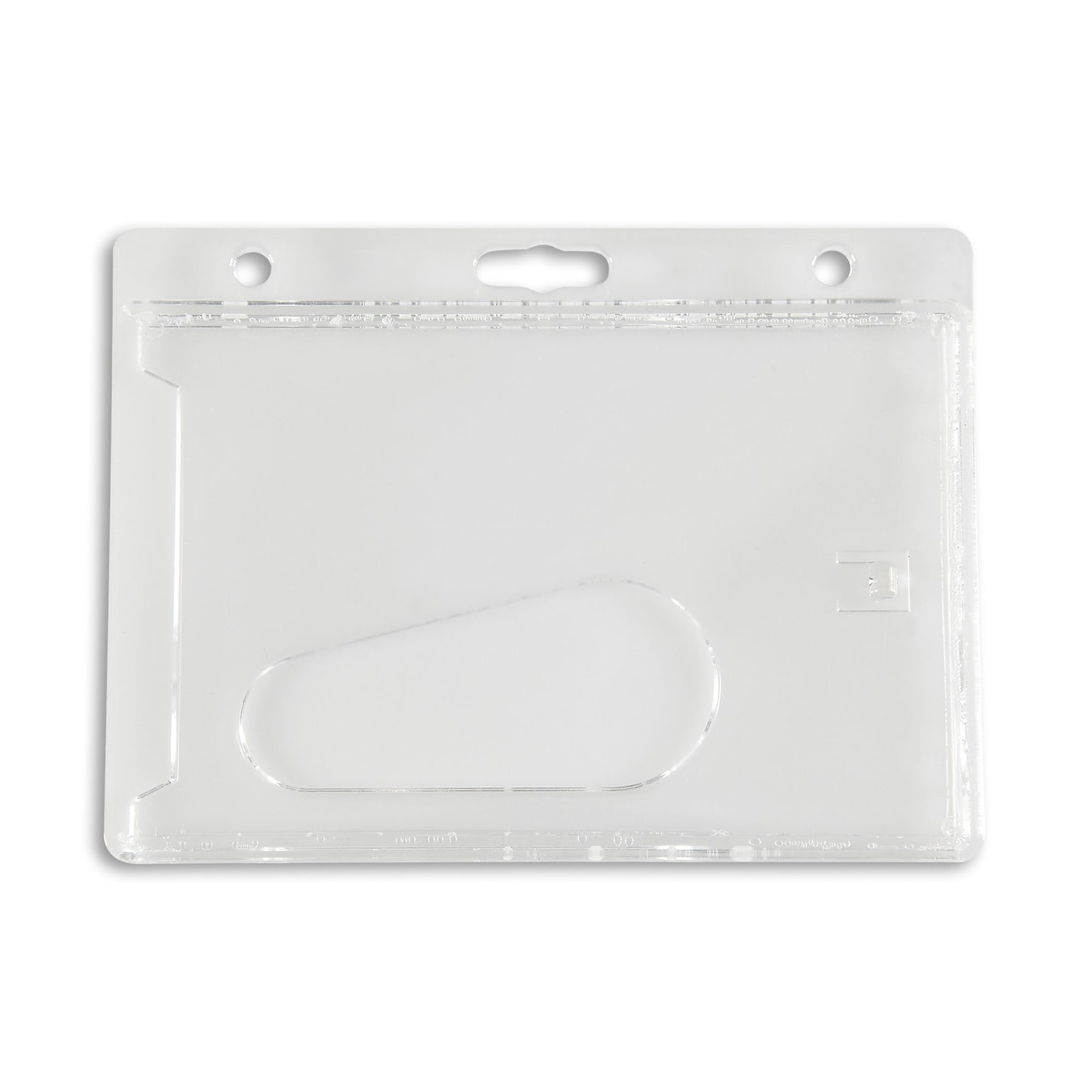 IDville Horizontal ID Badge Holders, Clear, 50/Pack (134647931)
