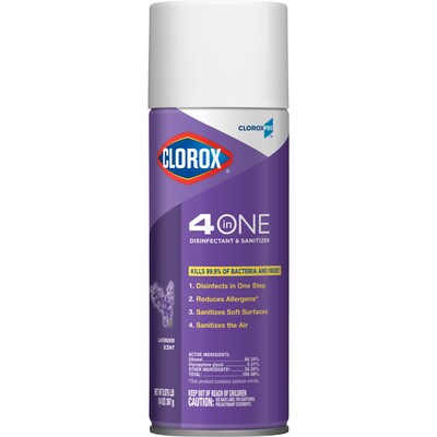 Clorox 4 in One Disinfectant & Sanitizer, Lavender, 14 oz. (32512)