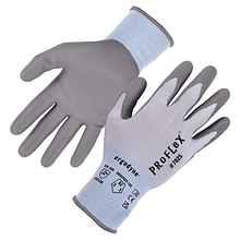 Ergodyne ProFlex 7025 PU Coated Cut-Resistant Gloves, ANSI A2, Blue, Large, 1 Pair (10434)