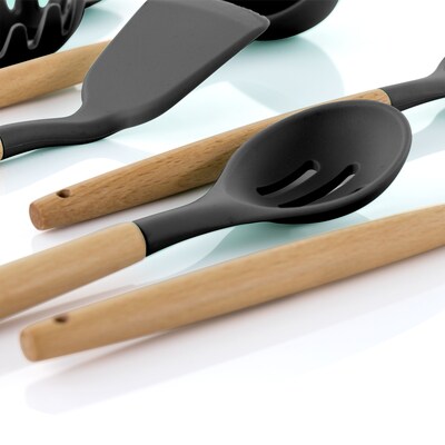 MegaChef Cooking Utensil Set, Gray, 9 Piece (937114356M)