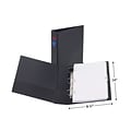 Avery 2 3-Ring Legal Binders, Black (AVE06401)