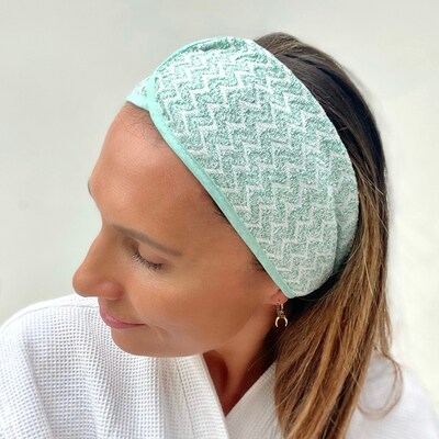 Popmask London Spa Microfiber Headband Green (1GSPA)