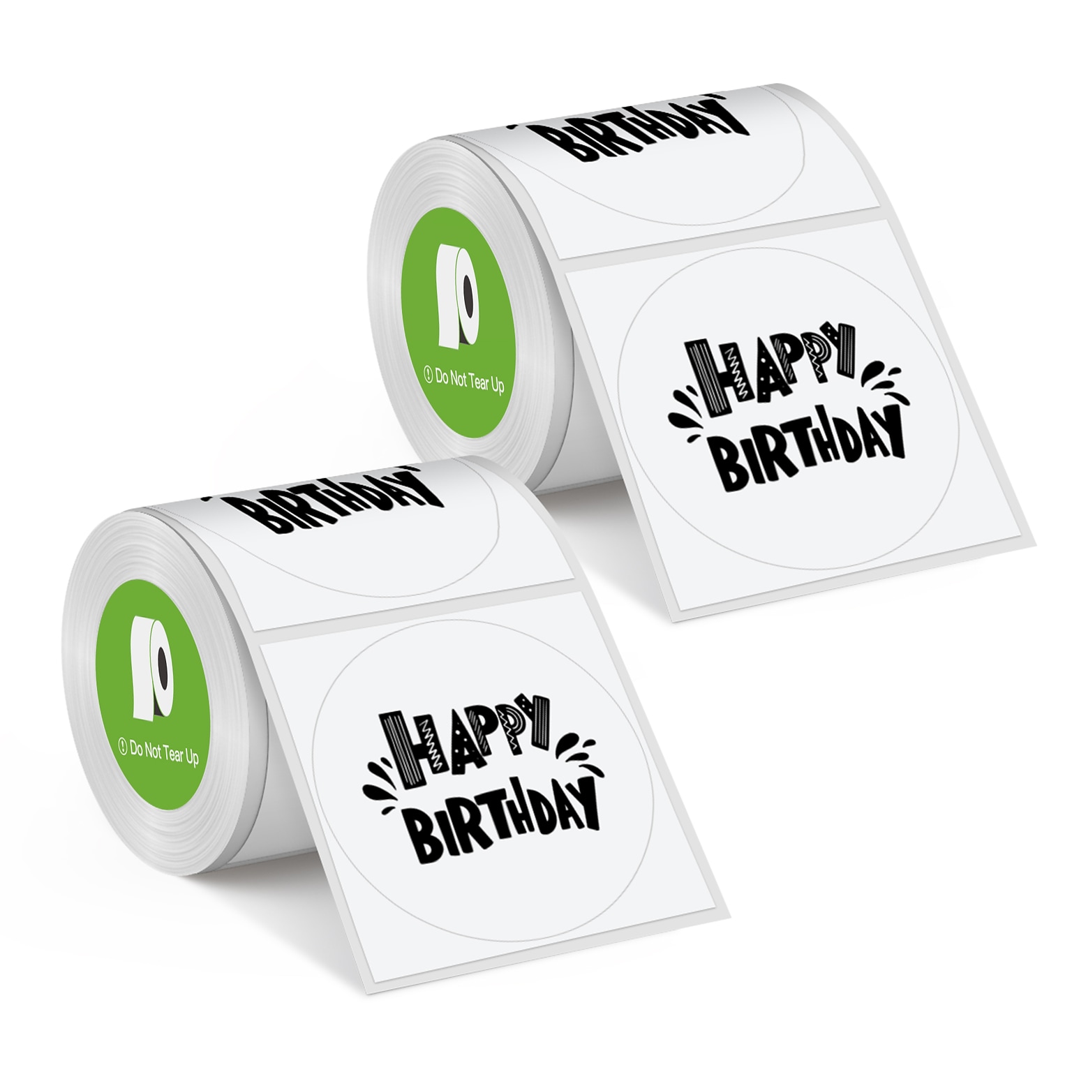 Nelko Label Paper 50x50mm 2 Rolls/set for PM220, White (US-5050WH-2R)