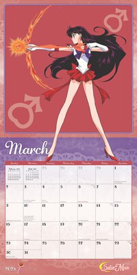 2025 Cal Ink Sailor Moon 12" x 12" Monthly Wall Calendar (9781645916918)