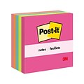 Post-it® Notes, 3 x 3, Poptimistic Collection, 100 Sheets/Pad, 5 Pads/Pack (654-5PK)