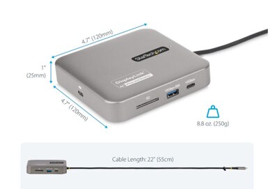 StarTech Universal Docking Station for Laptops (102B-USBC-MULTIPORT)