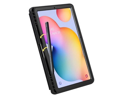 SaharaCase Heavy Duty Folio Case for Samsung Galaxy Tab S6 Lite (2020/2022), Black (TB00256)