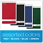 TOPS Steno Book, 6" x 9", Gregg Ruled, 80 Sheets, Assorted Colors, 4/Pack (80221)