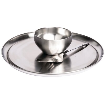 LexiHome Stainless Steel Chip and Dip Serving Set