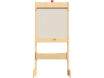 Flash Furniture Bright Beginnings Freestanding STEAM Easel, Brown (MK-ME03669-GG)