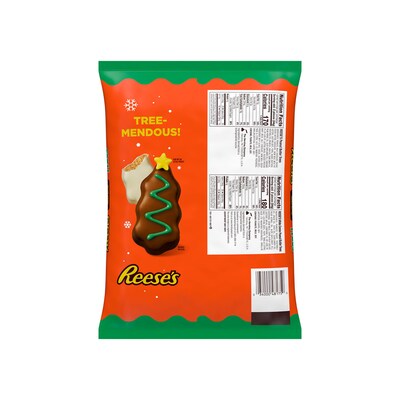 REESES Assorted Flavored Peanut Butter Trees Christmas Candy Bag, 18.6 oz (HEC48175)