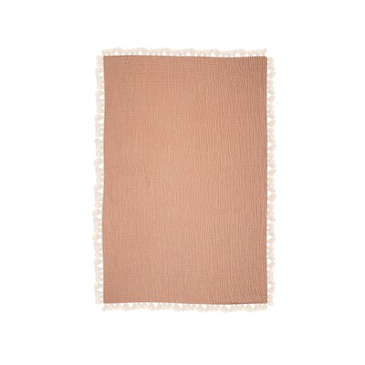 Baby Crane 6-Layer Muslin Blanket, Copper (BC-140BL-3)