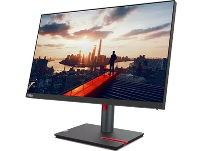 Lenovo ThinkVision P24h-30 23.8" 60 Hz LED Monitor, Black (63B3GAR6US)